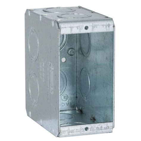 home depot masonry electrical box|single gang masonry box extension.